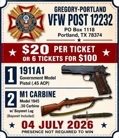 GP VFW Gun Raffle 2026